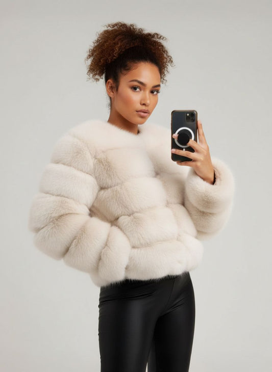 Faux Fur Puffer Coat
