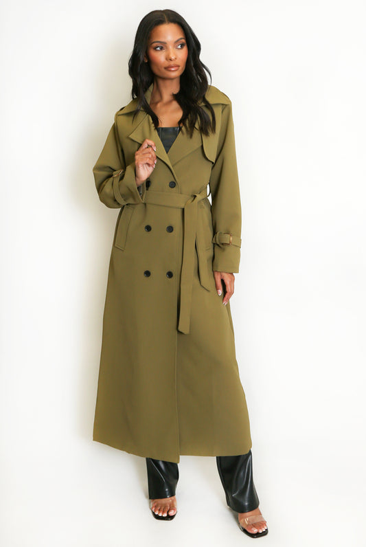 Luxe Longline Trench Coat